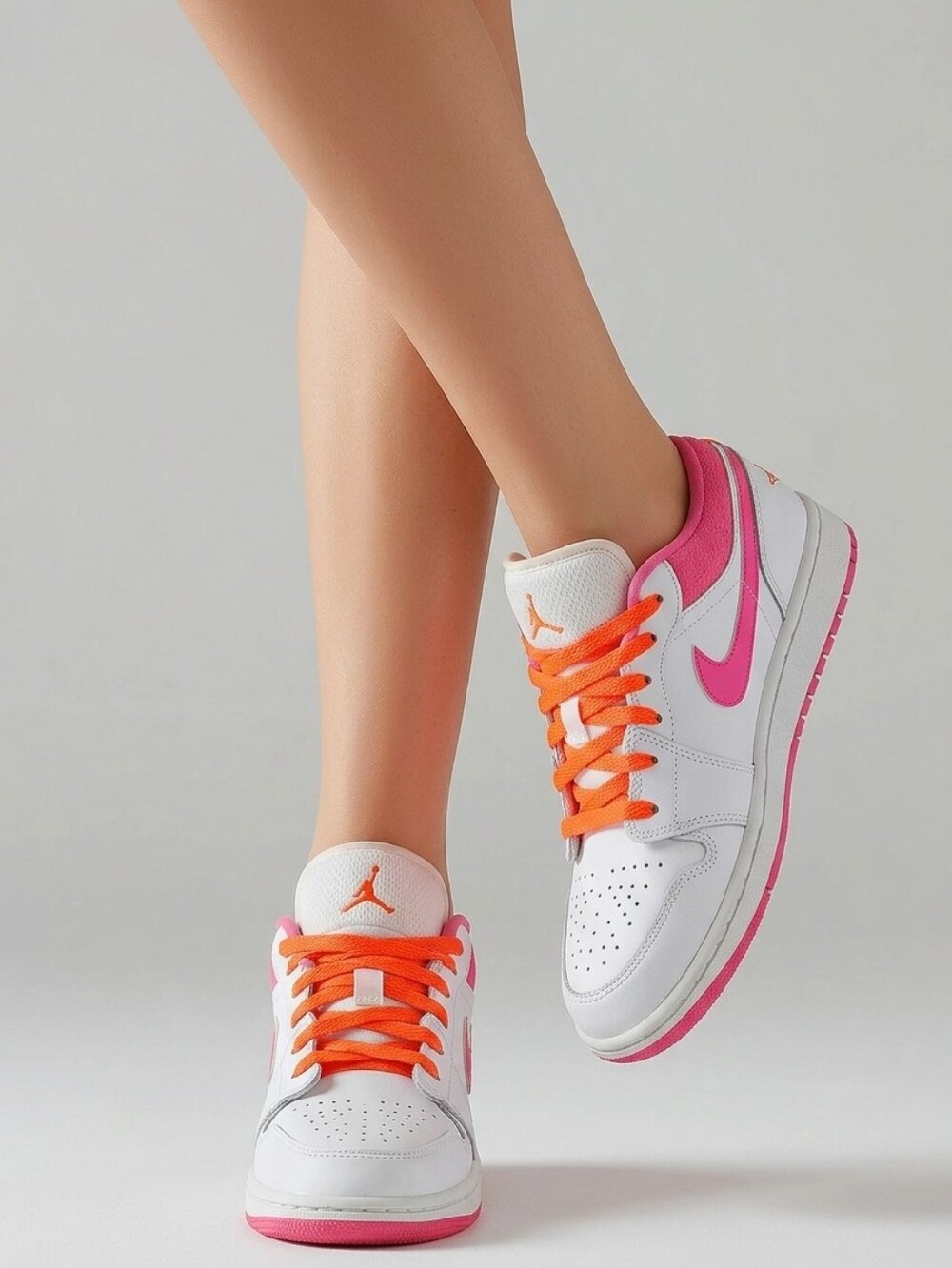 Jordan 1 Low Pinksicle Orange (GS) - Size = 6Y